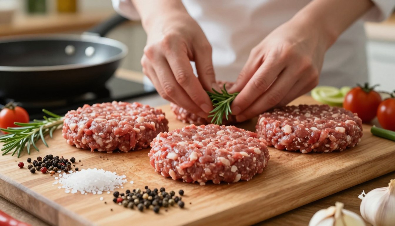 Jak przyprawić mięso na hamburgery