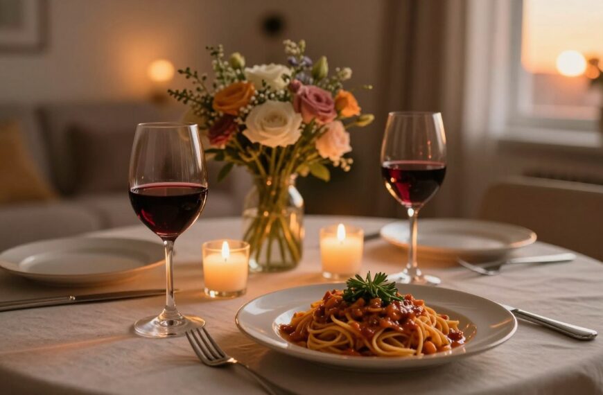 Romantyczna kolacja w domu co ugotować